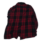 Camisa Ralph Lauren De Mujer Talla 2x Rojo Negro A Cuadros
