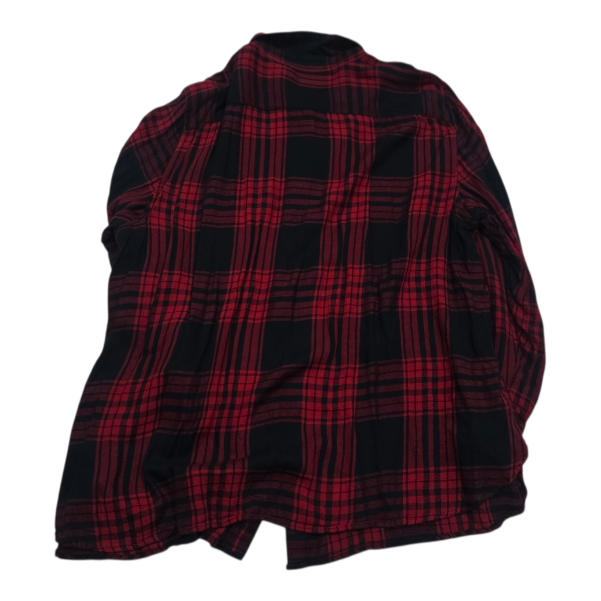 Camisa Ralph Lauren De Mujer Talla 2x Rojo Negro A Cuadros