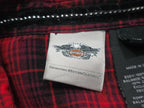 Camisa Harley Davidson De Mujer Talla 2 W Roja Con Negro