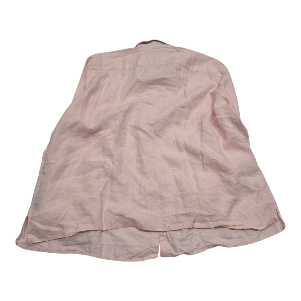 Camisa De Lino Ralph Lauren Talla 3x Color Rosa De Mujer