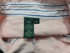 Camisa De Lino Ralph Lauren Talla 3x Color Rosa De Mujer