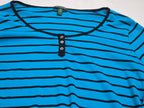Playera Ralph Lauren Azul Rayada Talla 3x