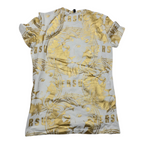 Playera Versus Versace De Mujer Extra Chica Dorada