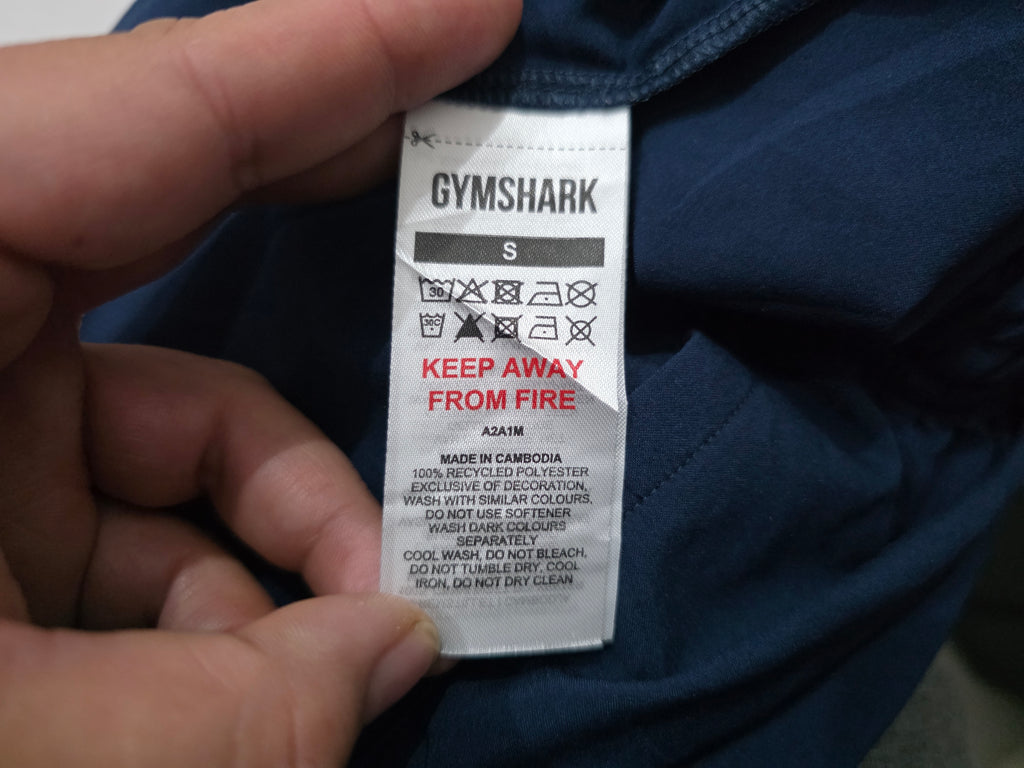Short Gymshark Azul Marino De Mujer Talla Chica
