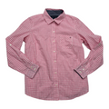 Camisa Tommy Hilfiger Rosa A Cuadros De Mujer Talla Chica