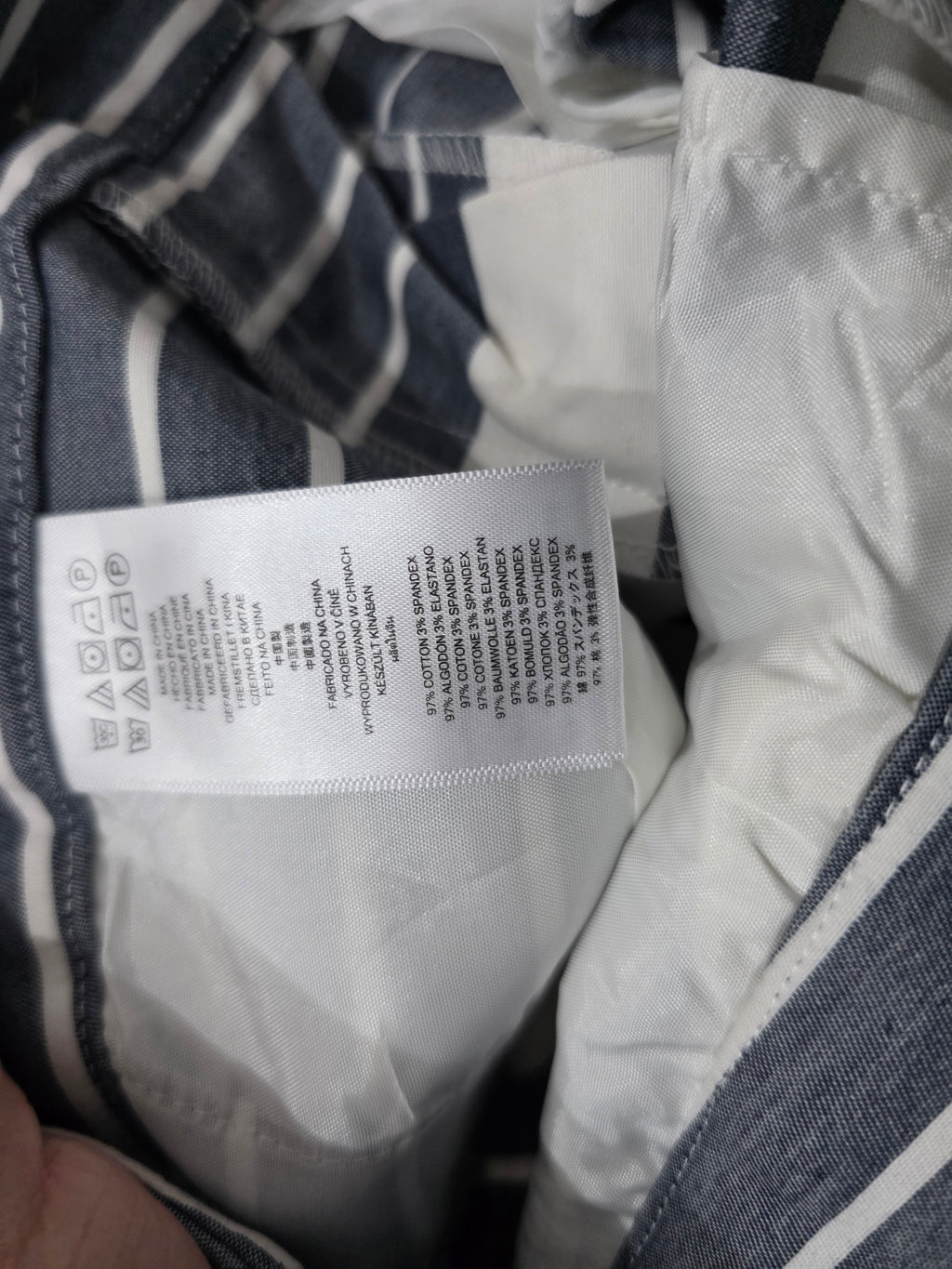 Pantalon Michael Kors Rayado De Mujer Talla 0