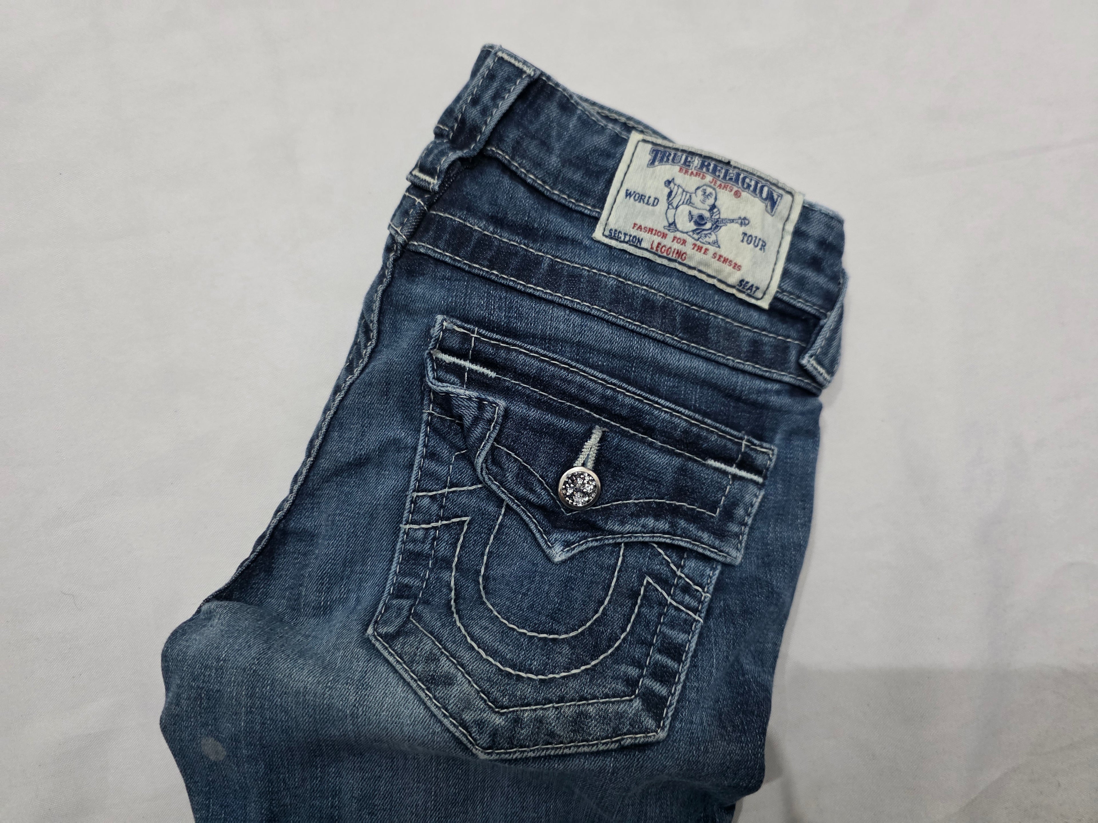 Pantalon True Religion Section Legging Mujer 25 De Mezclilla