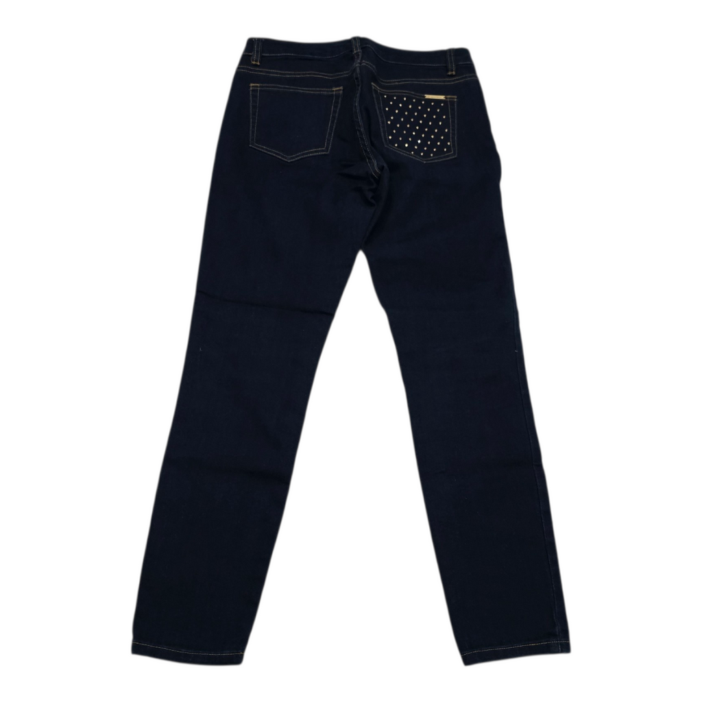 Pantalon Michael Kors Talla 2 Azul De Mezclilla Estoperoles