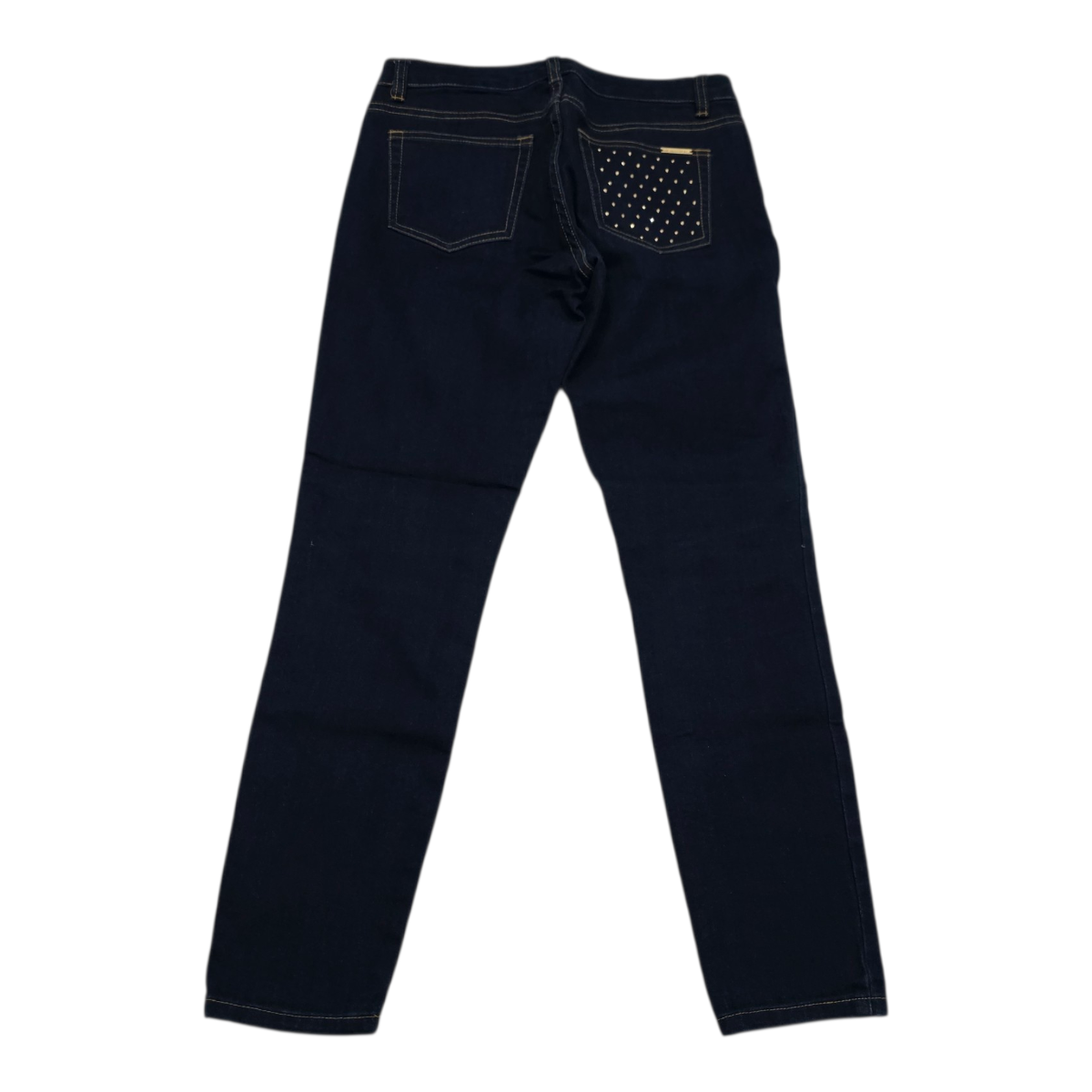 Pantalon Michael Kors Talla 2 Azul De Mezclilla Estoperoles