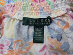 Blusa Multicolor Ralph Lauren Con Olanes Mujer Extra Chica