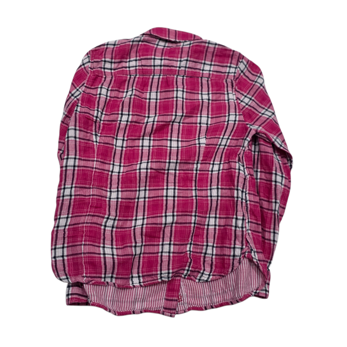 Camisa Tommy Hilfiger Mujer Talla Chica Rosa Manga Larga