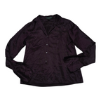 Camisa Ralph Lauren De Seda Color Morado De Mujer