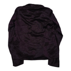 Camisa Ralph Lauren De Seda Color Morado De Mujer