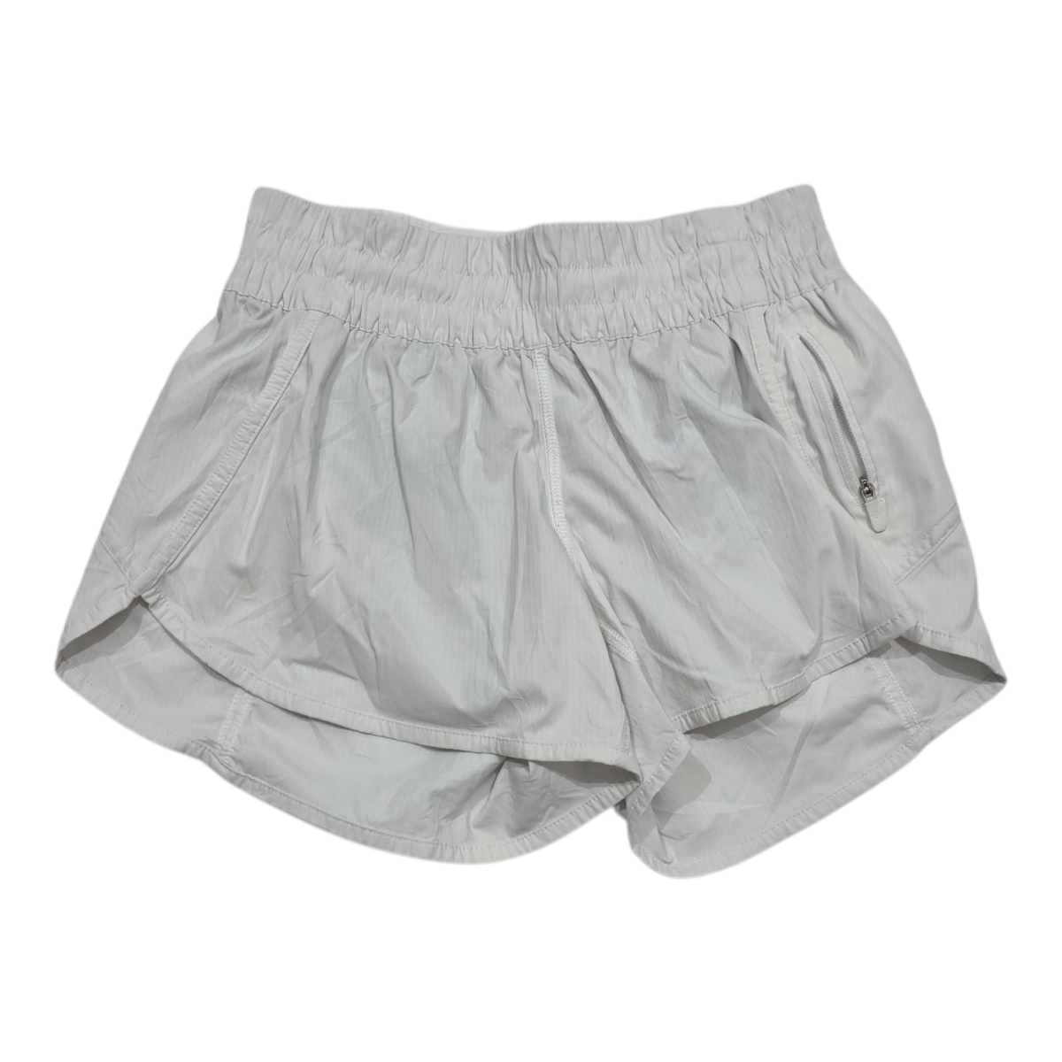 Short Lululemon Talla 6 Color Blanco De Mujer