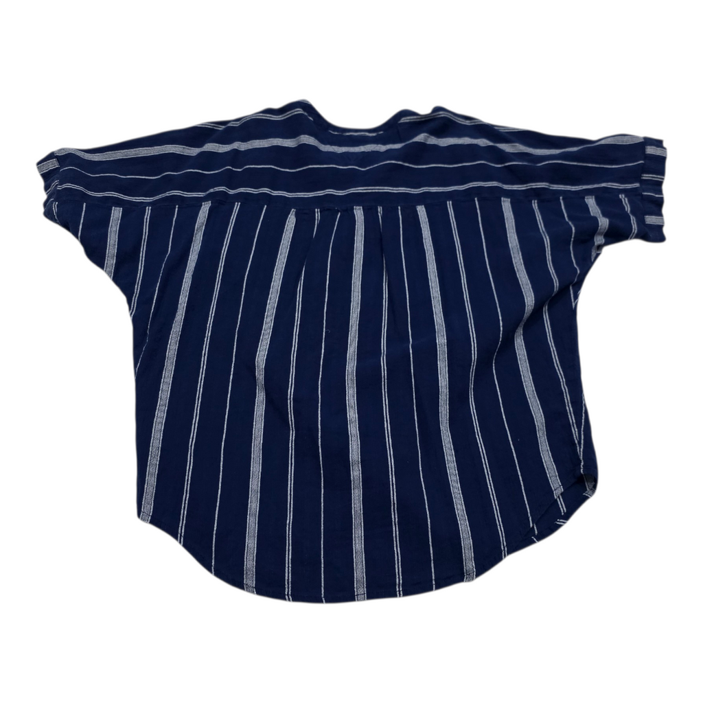 Blusa Tommy Hilfiger Relaxed Fit Azul Rayada Talla Chica
