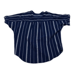 Blusa Tommy Hilfiger Relaxed Fit Azul Rayada Talla Chica