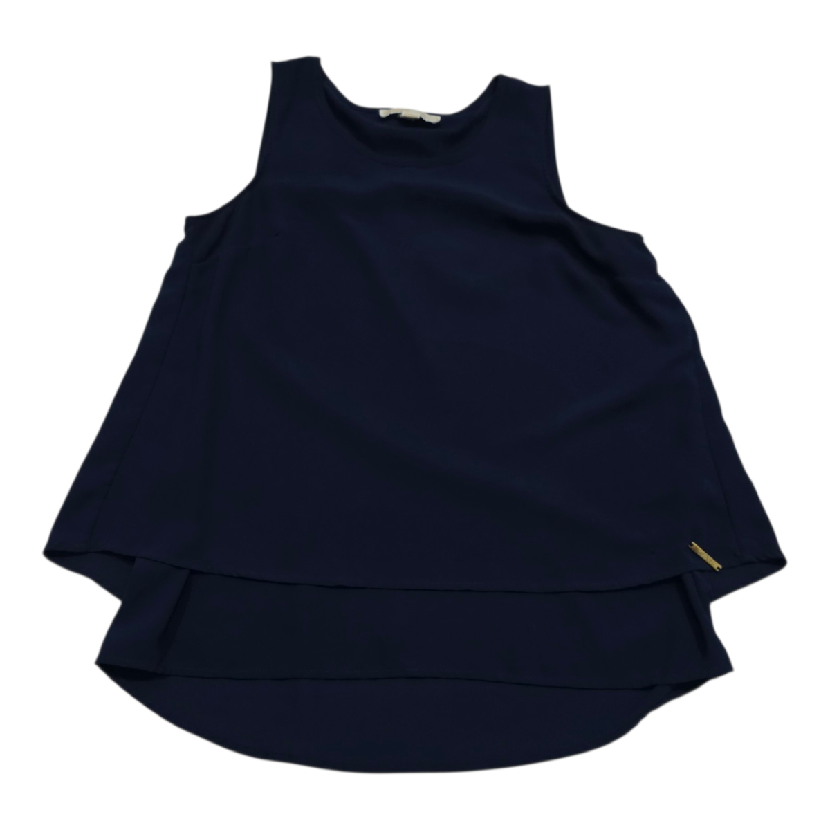 Blusa Michael Kors Azul Profundo Sin Mangas