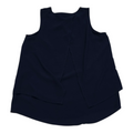 Blusa Michael Kors Azul Profundo Sin Mangas