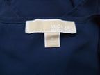 Blusa Michael Kors Azul Profundo Sin Mangas