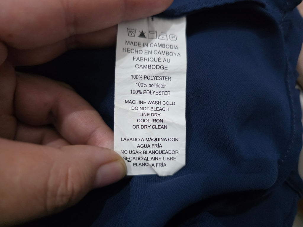 Blusa Michael Kors Azul Profundo Sin Mangas