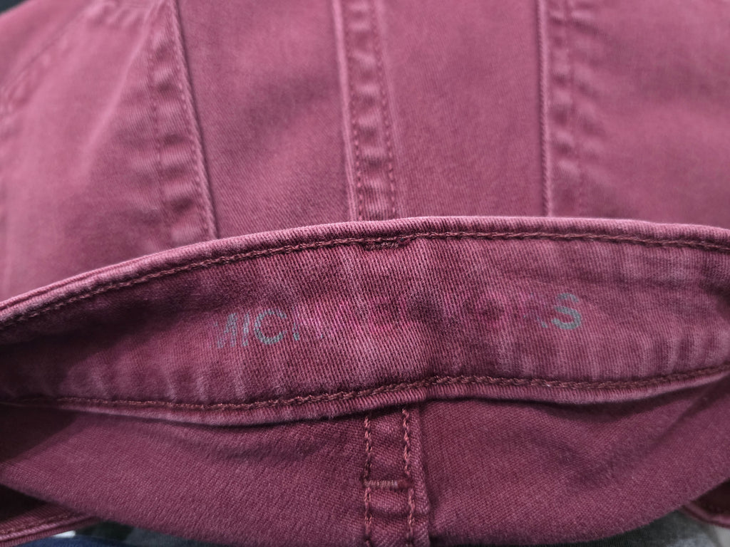 Pantalon Michael Kors De Mujer Talla 4 Color Vino