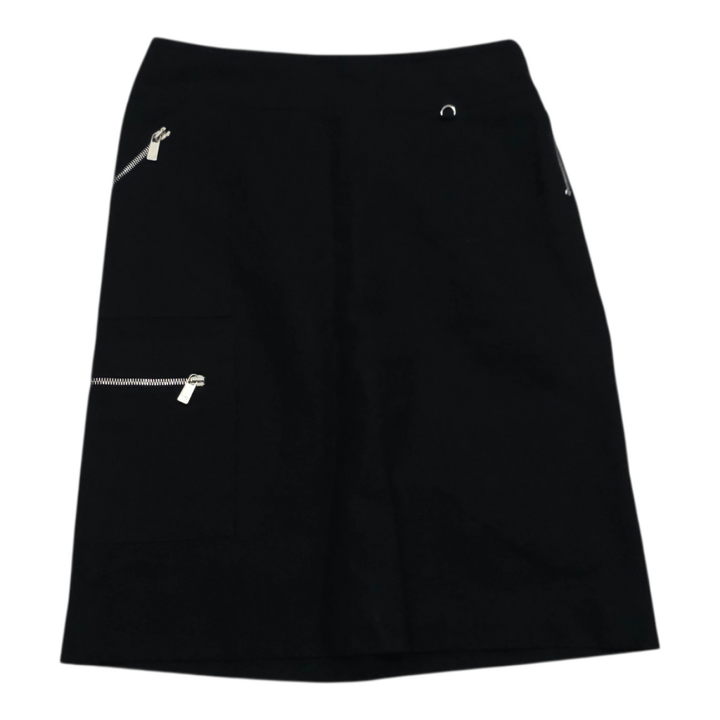 Falda Michael Kors De Mujer Talla 4 Color Negro Con Cierres