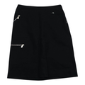 Falda Michael Kors De Mujer Talla 4 Color Negro Con Cierres