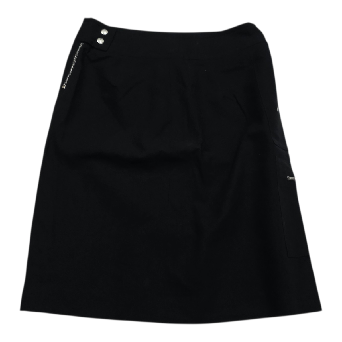 Falda Michael Kors De Mujer Talla 4 Color Negro Con Cierres