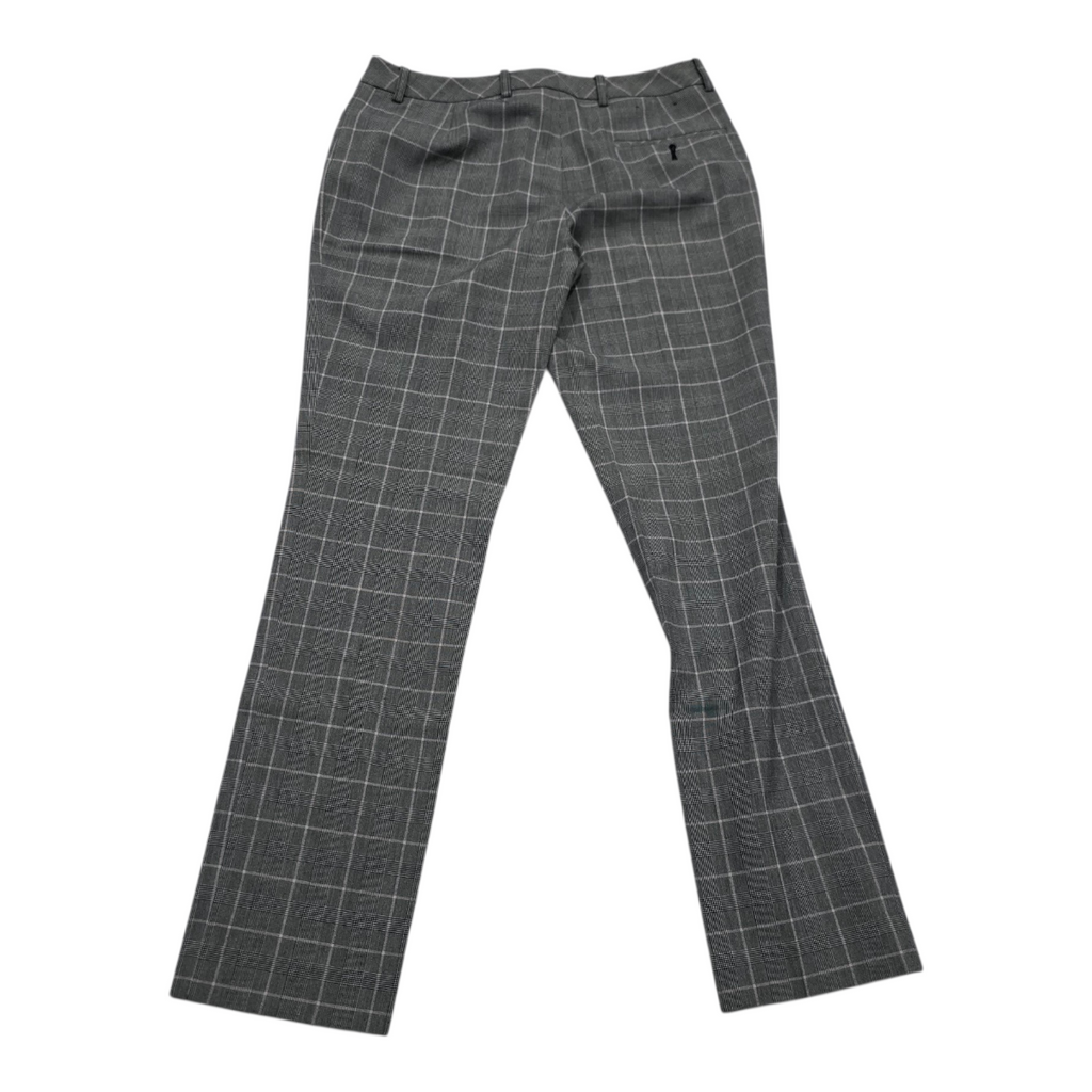 Pantalon Vestir Tommy Hilfiger Gris Cuadriculado Mujer 4