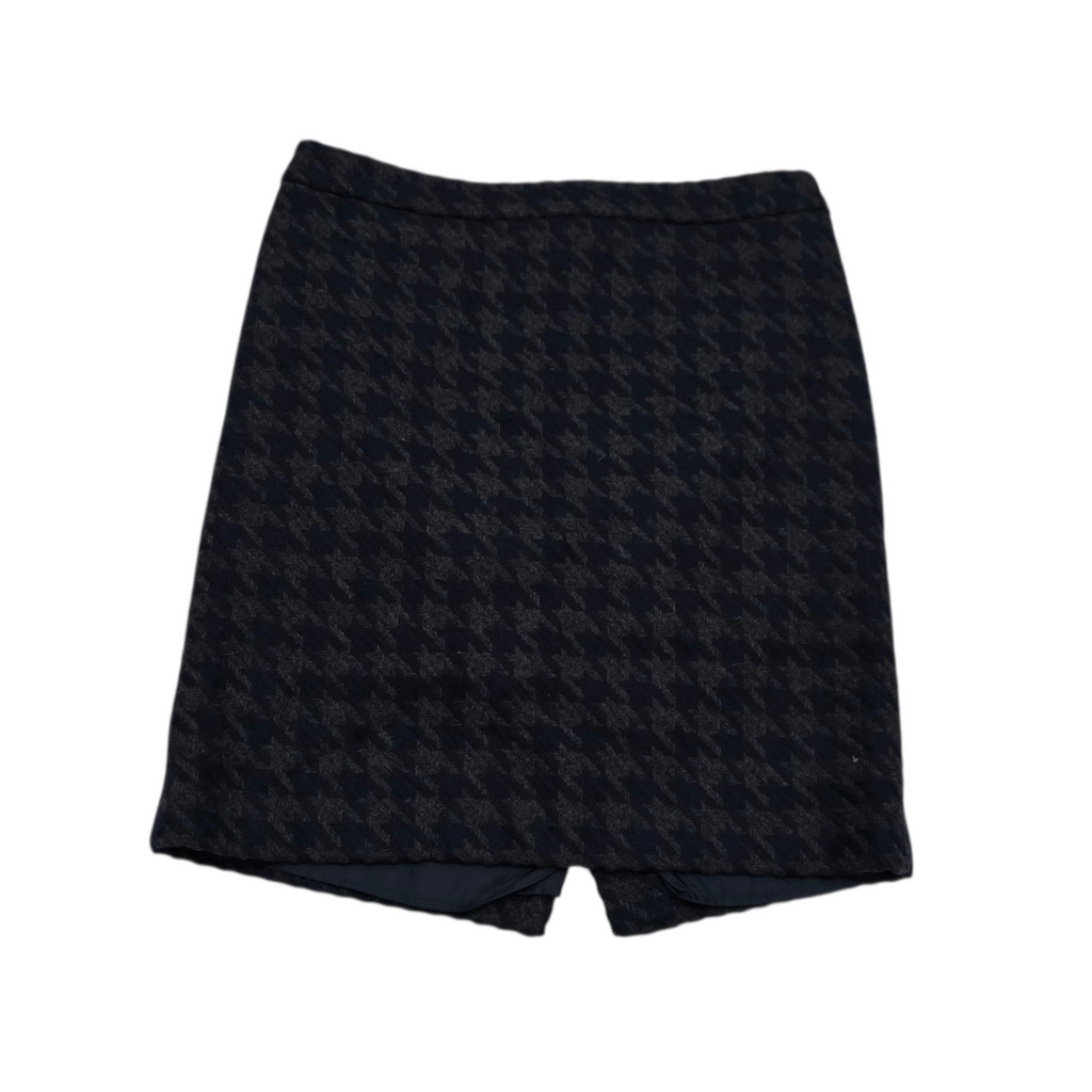 Falda Tommy Hilfiger De Lana Talla 4 Azul/gris