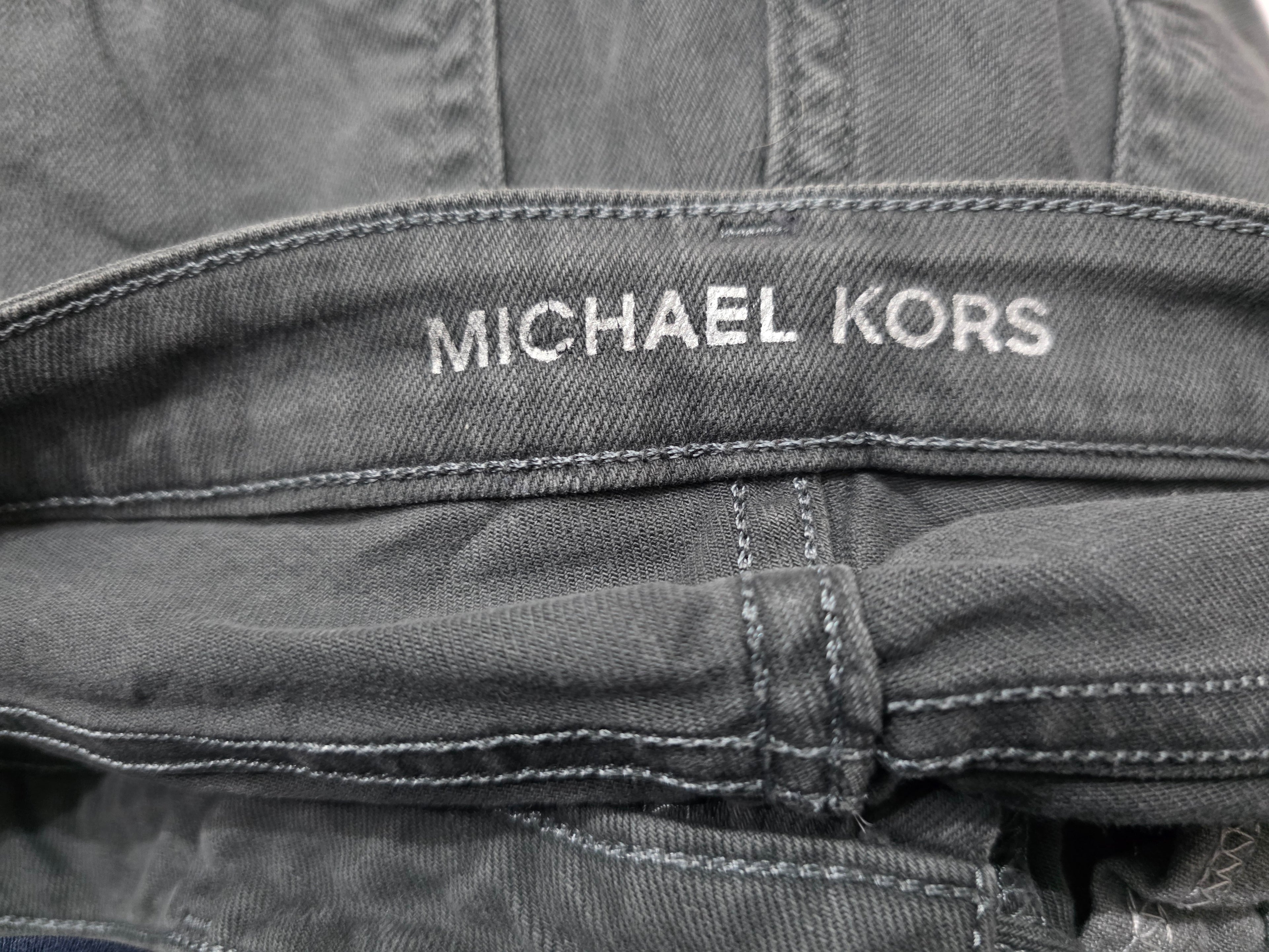 Pantalon Michael Kors Talla 8 Skinny Color Gris