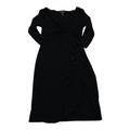 Vestido Ralph Lauren Manga Larga Color Negro Escote V