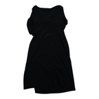 Vestido Ralph Lauren Manga Larga Color Negro Escote V