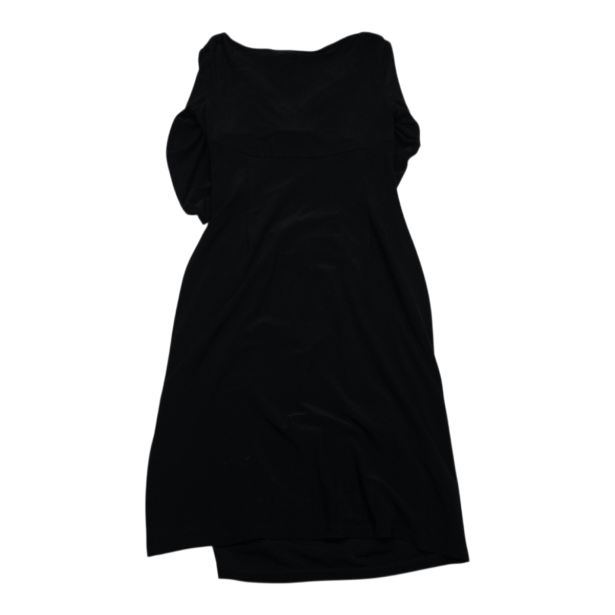 Vestido Ralph Lauren Manga Larga Color Negro Escote V