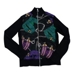 Sueter Con Cierre Ralph Lauren Color Negro De Mujer
