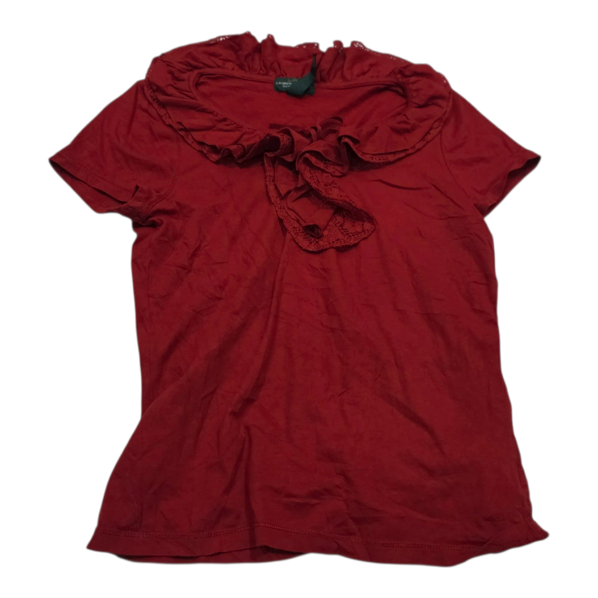 Blusa Ralph Lauren Olanes Ralph Lauren Color Rojo Mediana