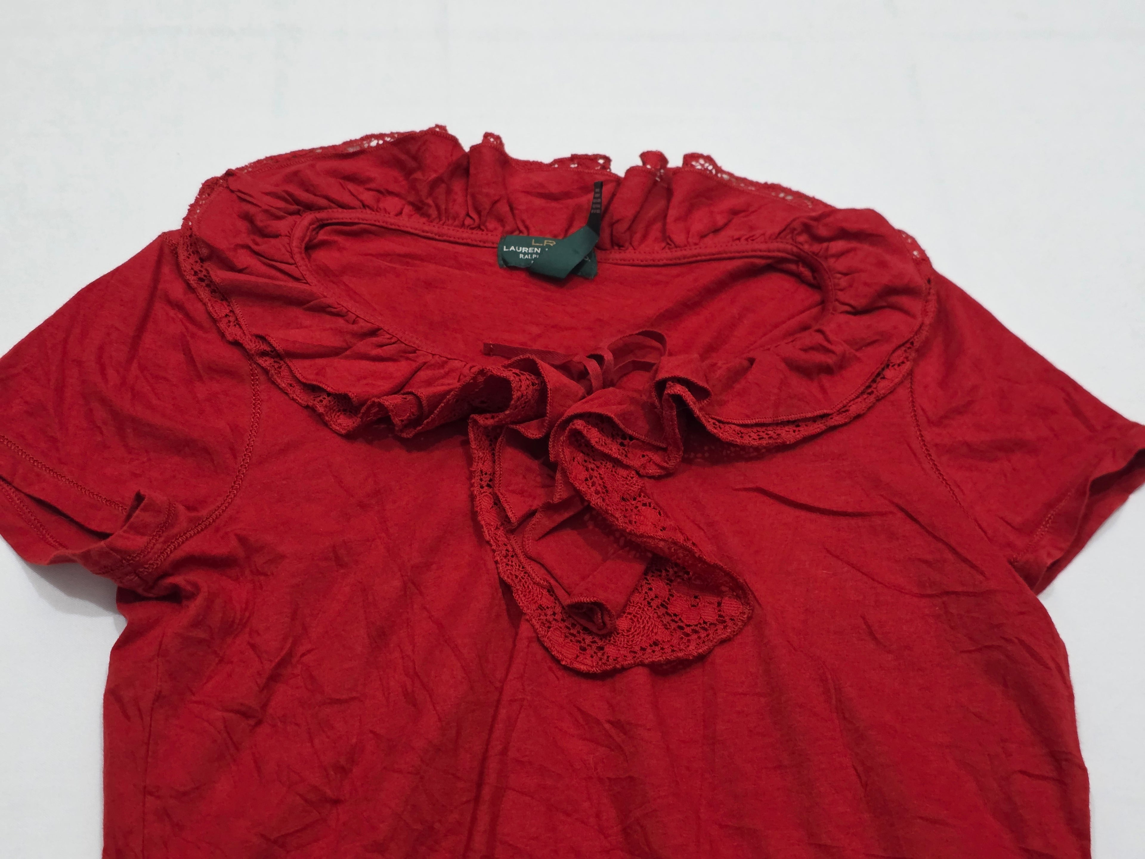 Blusa Ralph Lauren Olanes Ralph Lauren Color Rojo Mediana