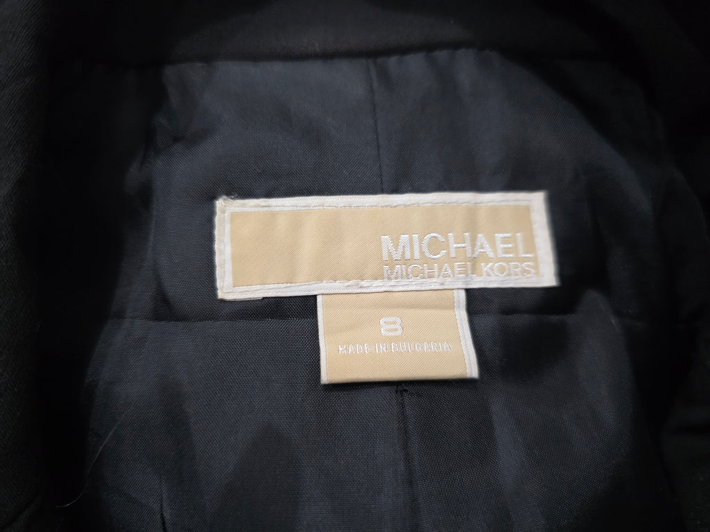 Blazer Michael Kors De Mujer Talla 8 Color Negro
