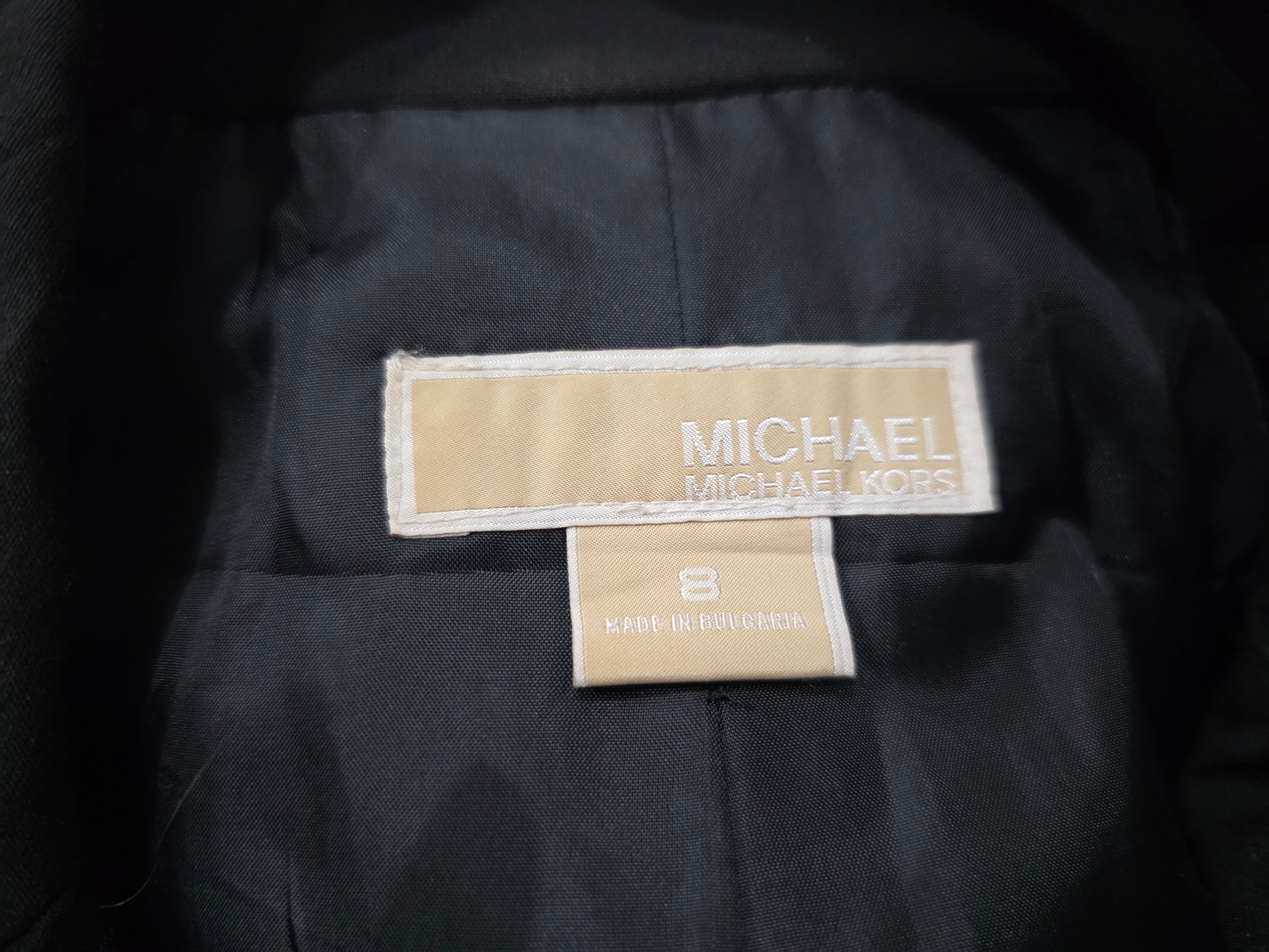 Blazer Michael Kors De Mujer Talla 8 Color Negro