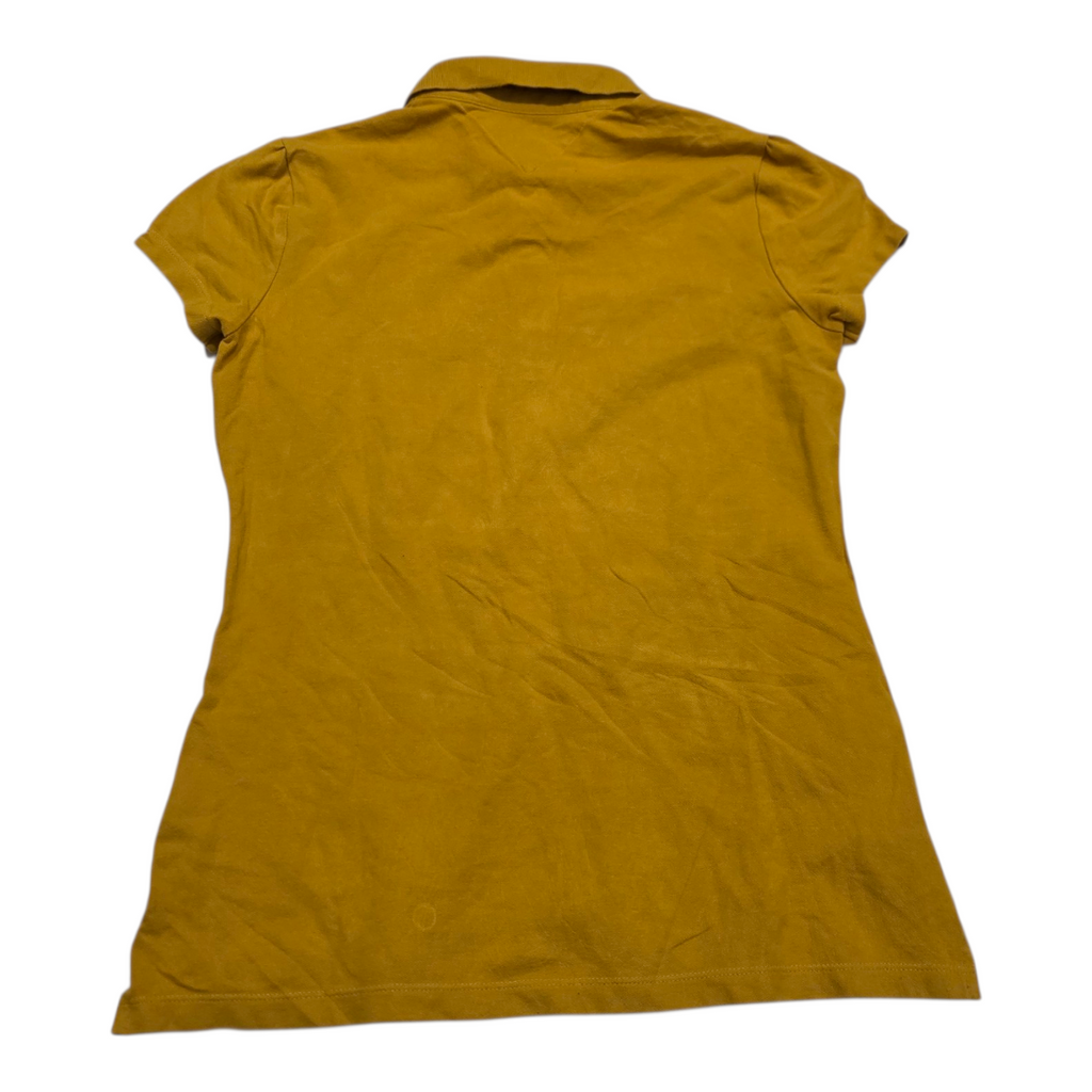 Playera Cuello Polo Tommy Hilfiger De Mujer Mediana Amarilla