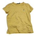 Playera Polo Ralph Lauren Mediana Amarillo Mujer Poni Azul