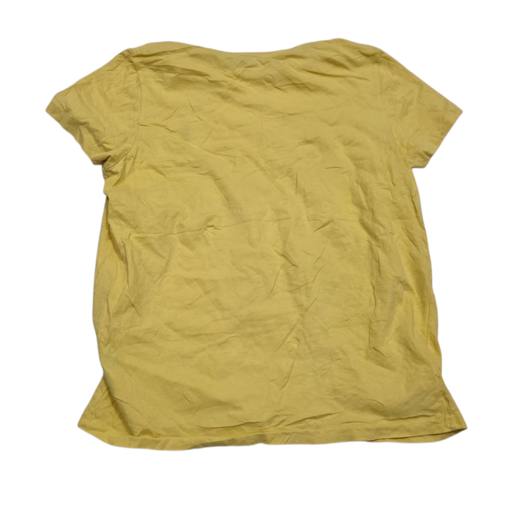 Playera Polo Ralph Lauren Mediana Amarillo Mujer Poni Azul