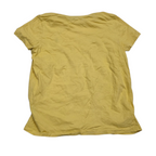 Playera Polo Ralph Lauren Mediana Amarillo Mujer Poni Azul
