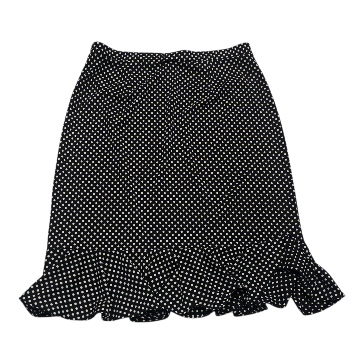 Falda Michael Kors Talla 8 De Lunares Negra/blanco