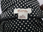 Falda Michael Kors Talla 8 De Lunares Negra/blanco