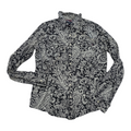 Camisa Mediana Tommy Hilfiger Mujer Negrablanco De Figuras
