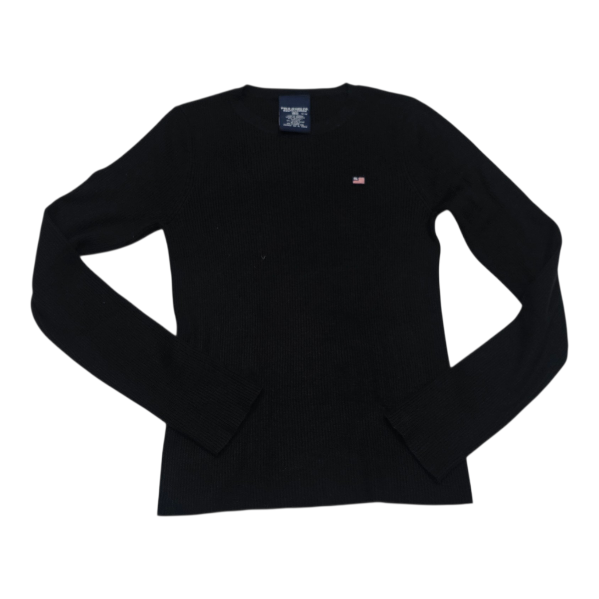 Sueter Polo Jeans Ralph Lauren Color Negro De Mujer Mediano