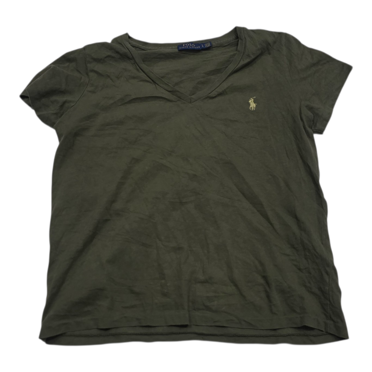 Playera Polo Ralph Lauren Mujer Grande Color Verde Oscuro