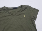 Playera Polo Ralph Lauren Mujer Grande Color Verde Oscuro