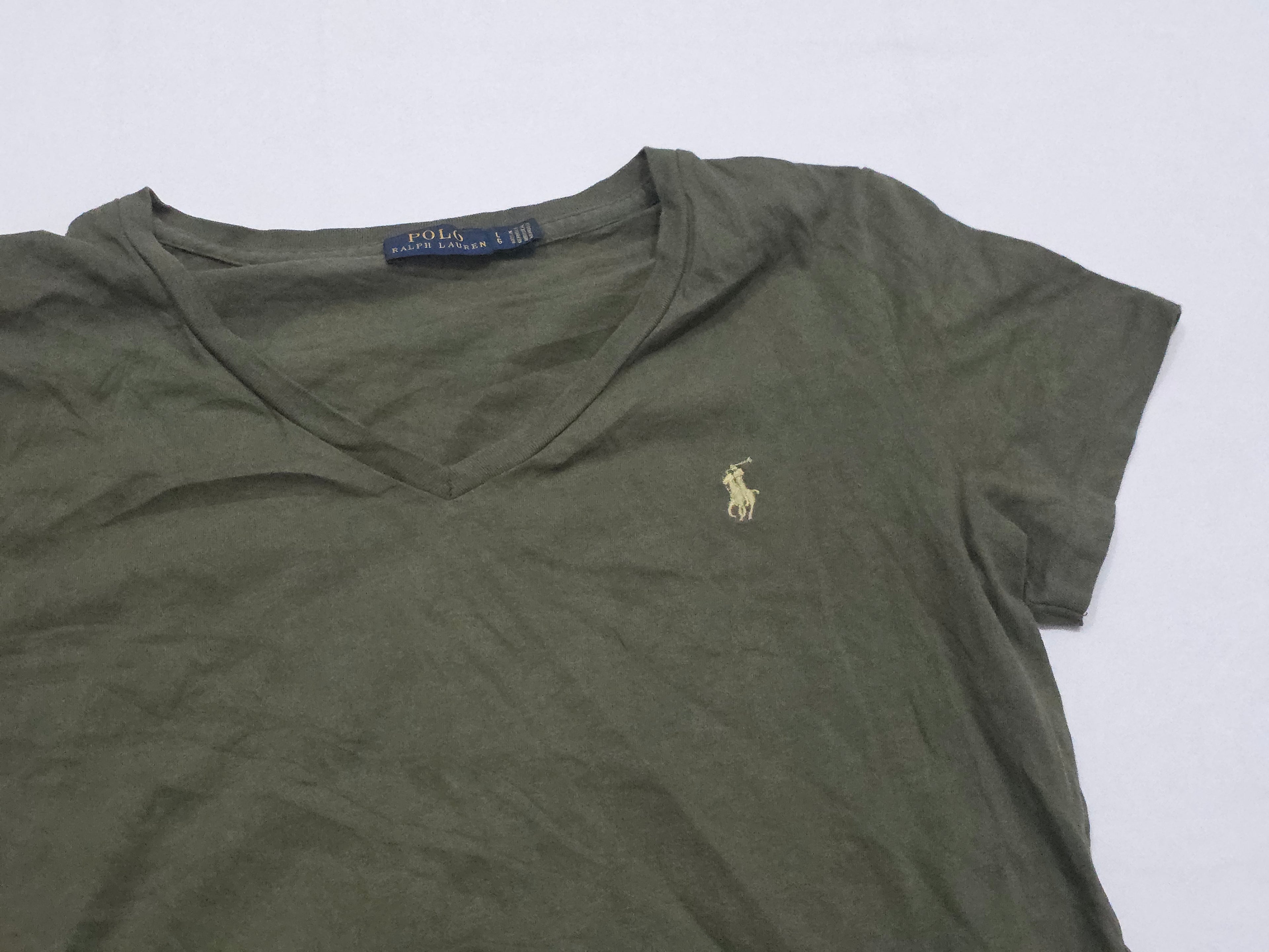 Playera Polo Ralph Lauren Mujer Grande Color Verde Oscuro